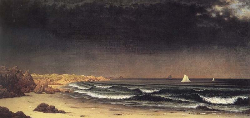 Martin Johnson Heade Approaching Storm Beach near Newport china oil painting image